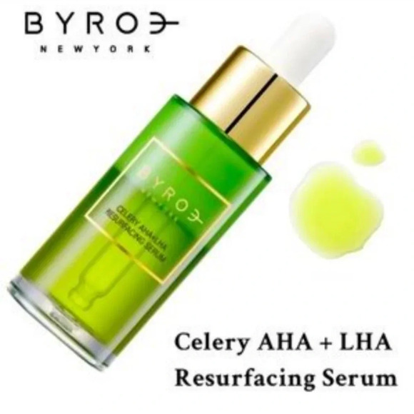 byroe Other - Byroe celery AHA + LHA resurfacing brightening facial serum 30 ml